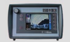 Six camera views can be displayed on the two screens The clearly arranged controls installed centrally and on the sides are located within easy reach Camera rear right Camera rear left Camera rear