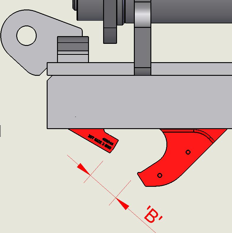 MAINTENANCE REAR LATCH Must fully EXTEND slide to lock safety latch Must PULL DOWN latch & measure gap in between Use a ruler to measure the distance between the bottom of the jaw to the tip of the