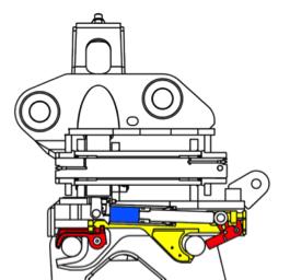 INTRODUCTION RAM-TILT COUPLER OPERATION The patented JB Multi-Coupler system allows your Ram-Tilt Coupler to pick up a range of attachment pin centres with the same pin diameter.