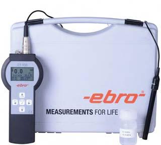 147 CT 830 Conductivity Meter with auto range Configuration directly on device using 5 buttons and display Graphic LCD display with backlight Logging function Temperature compensated The set