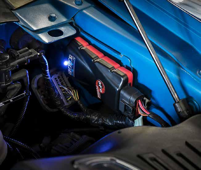 INSTALL Figure N Refer to Figure N. The blue LED light will start flashing once the module is connected to the truck and the ECU on.