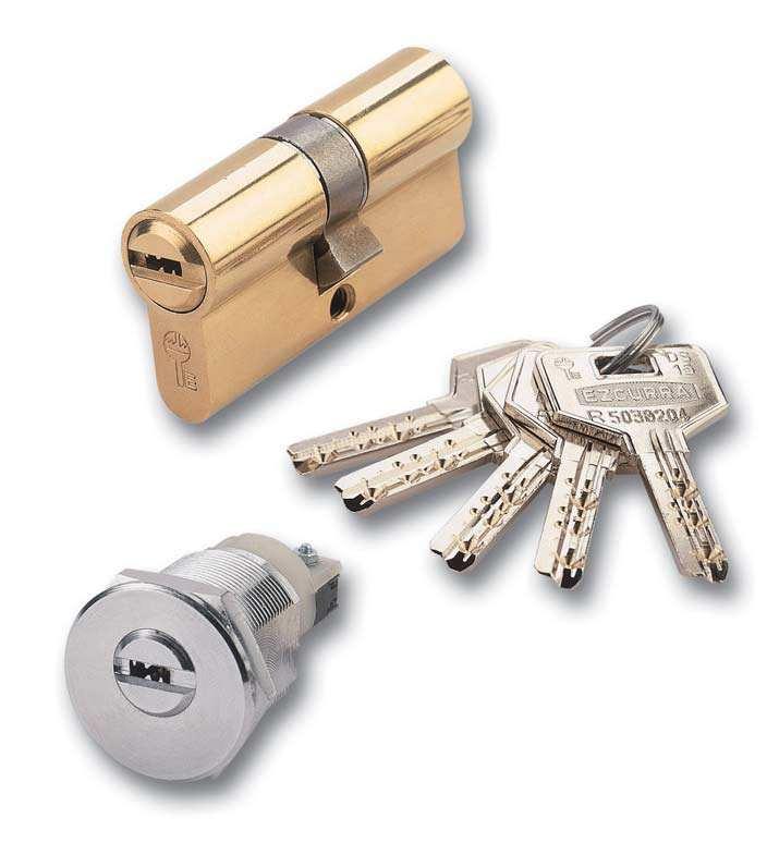 High security cylinders DS-15 DS-15 Cylinder B C ø17 M:5 60º 32,7 A R:15 DS-15 Switch cylinder,5 ø32 ø21 M:27x1 5 2 24,5 High security double cylinder with european profile.