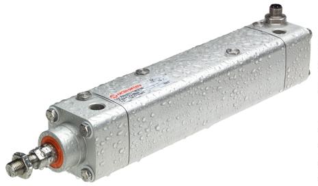 Smooth Line cylinders with or without integrated switches Double acting Ø 3.