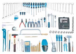TOOL ASSORTMENTS S 1008 MECHANIC'S TOOL ASSORTMENT 138 pieces m b A useful selectin f tls fr many jbs Tls in metric sizes Suitable t fit in GEDORE tl trlley wrkster Recmmene hk assrtment 1500 HS-1008