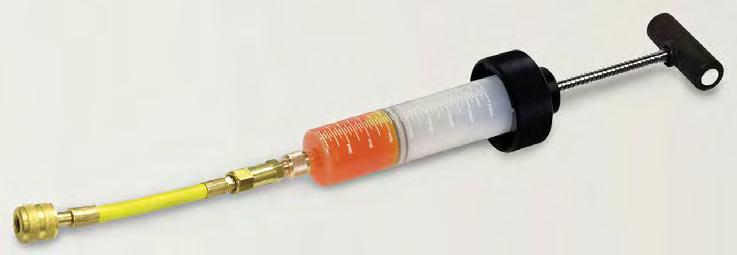 BIG-EZ Larger multi-dose dye cartridges are cost effi cient when working on multiple medium or larger systems. A multi-dose injector (like the Big-EZ shown in Fig.