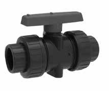 TBB SERIES TRUE UNION BALL VALVES All TBB Series True Union Ball Valves have PTFE seats and are cost effective, yet rugged enough to stand up to the most demanding applications. END CONN. CTN QTY.