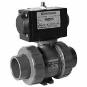 HRS SERIES AUTOMATED WITH TBH TRUE UNION BALL VALVES High performance HRS Series 120VAC electric on/off actuator mounted to a TBH Series true union ball valve.