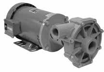 R SERIES PUMP HEAD ASSEMBLIES & MOTORS (cont.) GLASS FILLED PP PUMP HEAD ONLY MOTOR ONLY - NO BASE COMPLETE H.P. H.P. VOLTS PHASE PUMP NO. 1M043TVT12 1/2 1M053TVTX315 $1,343.