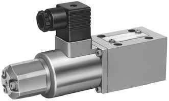 Proportional Electro-Hydraulic This valve consists of a small DC solenoid and a direct-acting relief valve.