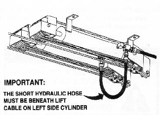WESTFIELD - MK FLEX AUGER 3. ASSEMBLY 71-111 3.14. HYDRAULIC HOSES 4. Securely attach the 272 (6.91 m) long hydraulic hose to tee fitting (Figure 3.41).