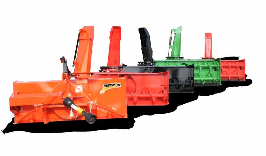 Meteor 3PH Snow Blowers MK Martin's Meteor series snowblowers are built to get your work off the ground with durable performance and high-capacity design.