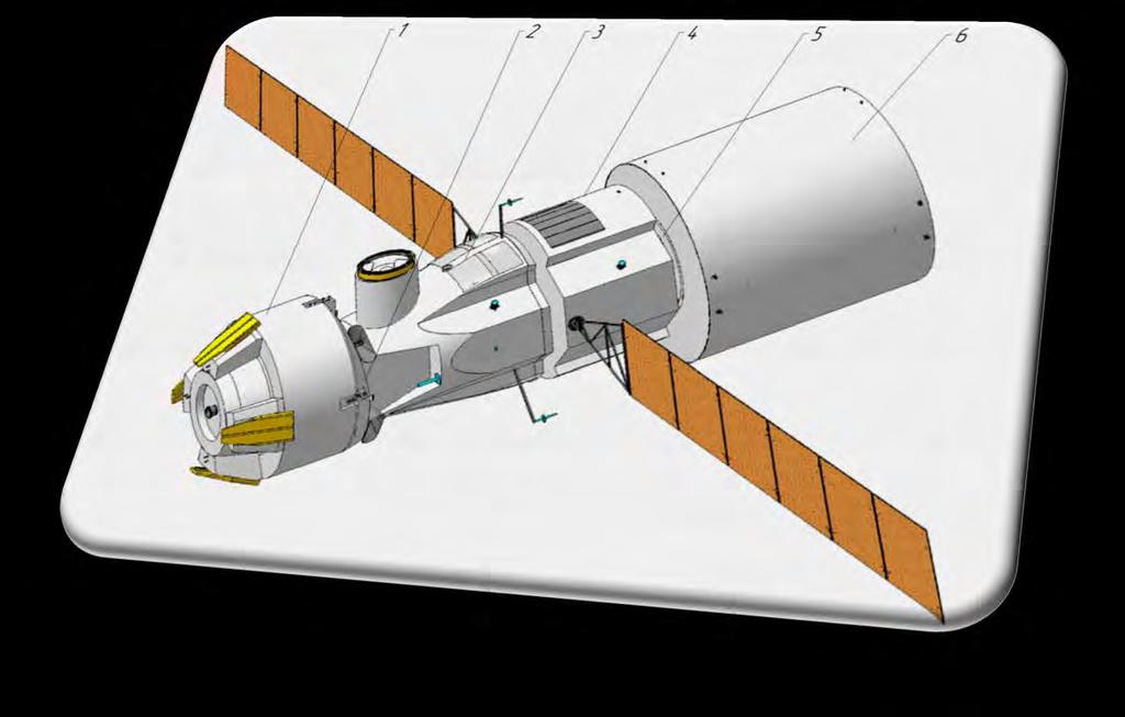 LAUNCH VEHICLES AND SPACE TRANSPORTATION VEHICLES Space Transportation System 1 landing platform; 2 take-off module; 3
