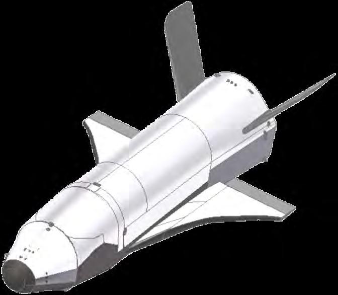 LAUNCH VEHICLES AND SPACE TRANSPORTATION VEHICLES Orbital Spaceplane Technical Characteristics Lift-off mass maximum 13000 kg Injected payload mass maximum 2000 kg Recovery payload mass maximum 1000
