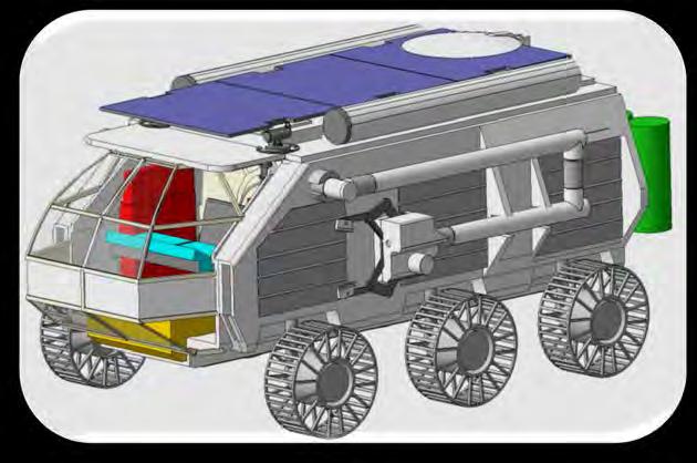 LUNAR BASE OPERATION INFRASTRUCTURE Research Rover The research rover is meant