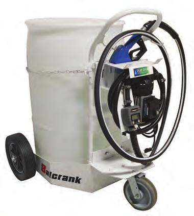 Closed Systems Drum Packages Electric Diaphragm Pump Features Compact design mounting bracket. Heavy-duty cart - easily holds and rolls up to 55 gallon drum.
