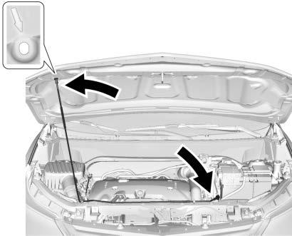 It is on the lower side of the instrument panel between the door and the steering wheel. Vehicle Care 277 2.