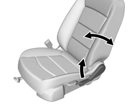 2. Push and pull on the seatback to make sure it is locked. Power Reclining Seatbacks Seats and Restraints 61 Memory Seats To recline a manual seatback: 1. Lift the lever. 2.