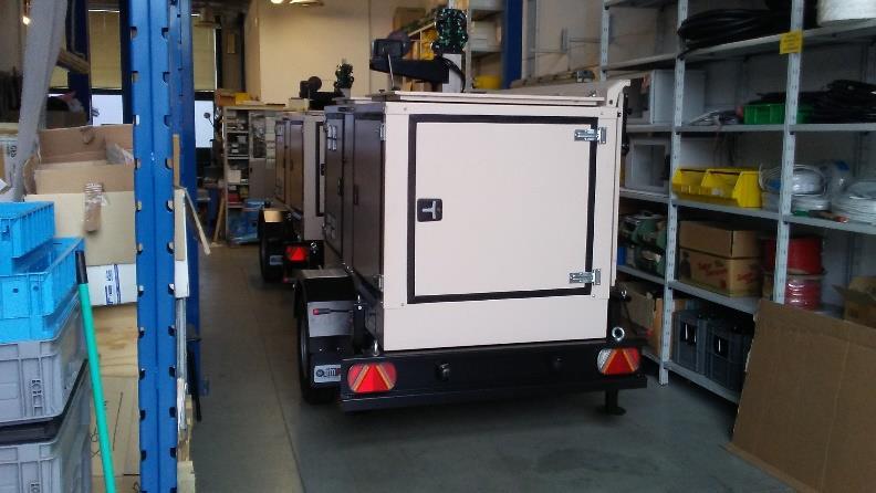 RENEWABLE ENERGY TRAILER SPECIFICATIONS The compartments are thermally controlled both