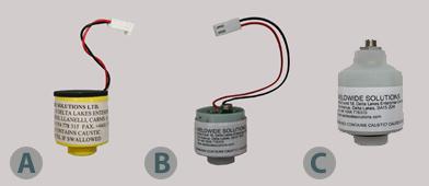 WELD GAS ANALYSERS (WGA) SPARES and MAINTENANCE Replacement screw-in sensors (A + B) for Argone WGA