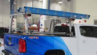 The American Truck Rack is a multi-purpose ladder rack that can be mounted and simultaneously used with roll-top tonneau covers by Truck Covers USA.