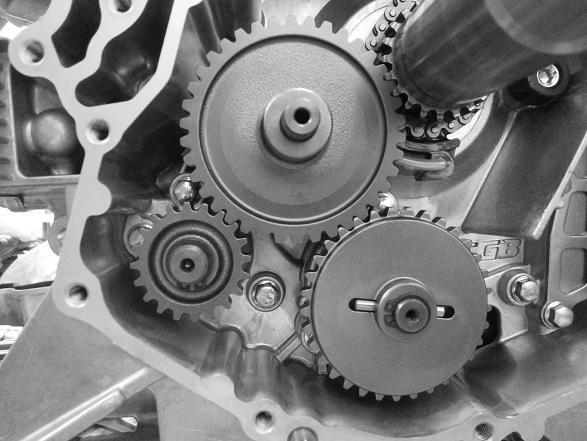Drive Gear Installation For installation, reverse the removal procedure. Adequately oil the ball bearing of the breather gear. CRANKCASE Crankcase Disassembly 1. Drain the following system: 1.