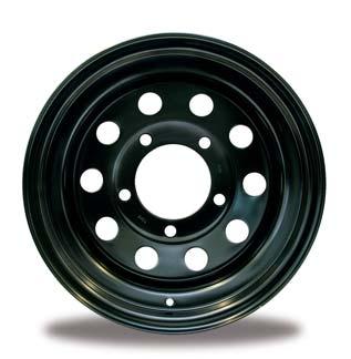 BA 015D Black Modular 16" x 7" All above wheels are suitable for Ser / Def 90 & 110 / Dis / RR Classic and fit drum