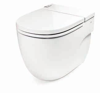 Smart Features The Meridian In-Tank offers the freedom to create, without the need for a concealed cistern. To indicate when water is filling the cistern, a light on the flush button flashes softly.