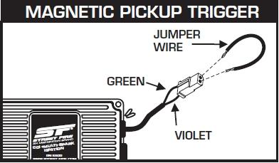 Turn the ignition to the On position. Do not crank the engine. 5. Tap the White wire to ground several times.