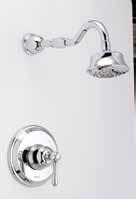 TUB & SHOWER FAUCETS Opulence Collection Single Handle Shower Only Trim Kit Requires Gerber Treysta Rough-In, G00GS500 or G00GS520 Series, Sold Separately. See Pages 54-55.