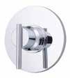 Parma Collection CUSTOM SHOWER SYSTEMS Single Handle 3/4'' Thermostatic Valve Trim Kit Requires Single Handle 3/4" Thermostatic Valve, D155000BT, Sold Separately. See Page 56.