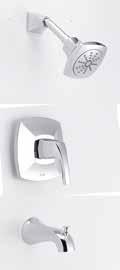 Vaughn Collection TUB & SHOWER FAUCETS Single Handle Tub & Shower Trim Kit Requires Gerber Treysta Rough- In, G00GS500 or G00GS520 Series, Sold Separately. See Pages 54-55.