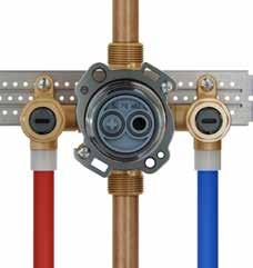 Valve body can be rotated 180 degrees for top-down installations with a few simple steps Includes pressure test cap for air or water pressure testing The