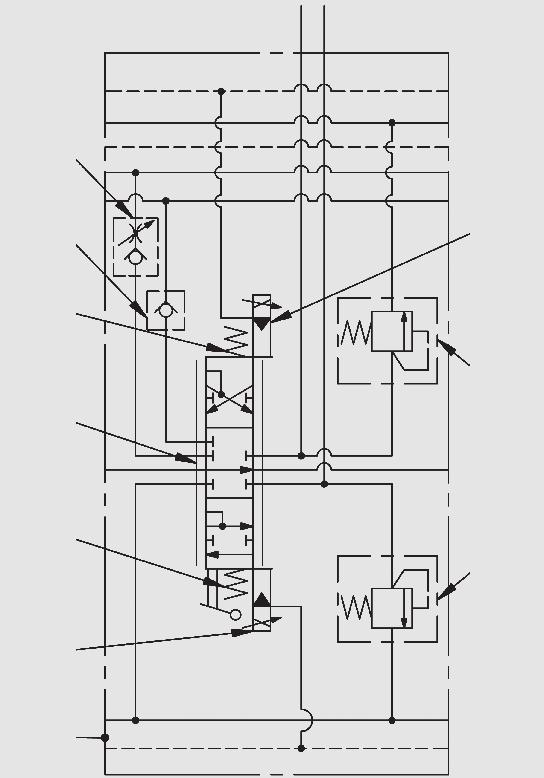 Working section SC Solenoid valve EHP, V / V ER6 / ER6 Spool actuator MH0 Spool