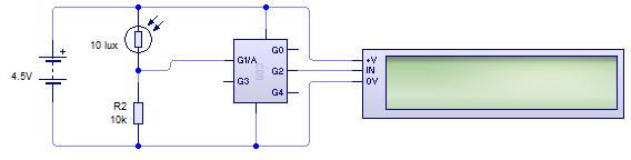 Alternatively a series of 7-segment displays connected together with 7-segment decode ICs could have been used, but this solution requires less components, and provides a more attractive output.