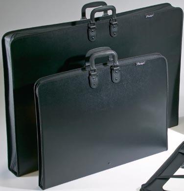 3 New Studio Lite Art Portfolios This zippered portfolio is constructed of heavy-duty black polypropylene with stitched cloth edges for added durability.