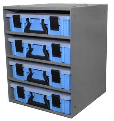 Three different Case Holder options give you the ability to house multiple Portable Parts Cases near