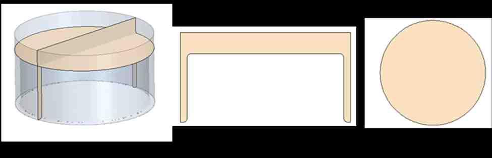 Fig.4 Temperature contour plot