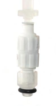 VICI Safety Air Inlet Filter Housing: PP Filter: Cellulose O-ring: NBR* Connection to Cap Luer female for filter The 0.20 µm filter prevents bacterial contamination of the solution Pressure rating 1.