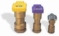 476-01 474-44 473-00 FEATURES & BENEFITS Full range of flows from 0 to 100 gallons per minute ¾, 1 and 1½ one- and two-piece single-lug models including ACME thread key connections to meet a variety