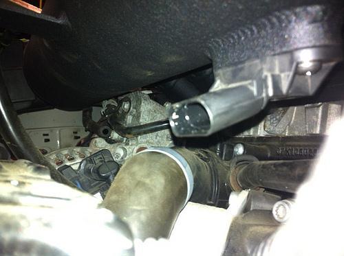 Step 12: Install the MAP sensor on the driver s side/bottom side of the C2 SRI.