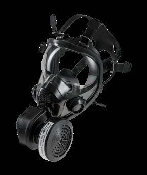 Shigematsu GX02 double seal flange providing maximal seal with a high level of comfort for the wearer and wide exchangeable panoramic visor providing a maximal visual field.