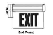 Operators can secure the exit sign via end, ceiling and back mounting configurations. This explosion proof unit is offered in green or red lettering options.