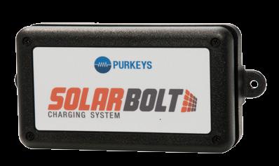 Purkeys Solar Bolt technology provides power to liftgate batteries whether the vehicle is on or off. It was specifically designed to integrate with heavy-duty vehicle electrical systems.