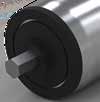 2-1/2" OD x 11 Ga STAINLESS STEEL and PVC Roller 2-1/2" OD x 11 Ga Tube Material Axle Size Material Part Style Features Roller Part