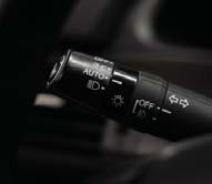 AUTO HEADLIGHTS WITH WIPER INTEGRATION For your convenience, your vehicle s headlights automatically turn on when the