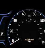 Aggressive acceleration lowers fuel efficiency Ambient Meter Indicates real-time fuel