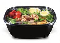 Fresh n Clear Trays and Lids HomeFresh Deli Crystal Seal HomeFresh Rotisserie Chicken Container For virtually any retail food environment grocery stores, delis, quick marts, restaurants, cafeterias,
