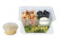 Fresh n Clear BOWLS AND LIDS Mouth-watering displays, leak-resistant seals, secure stacks, and superb convenience!