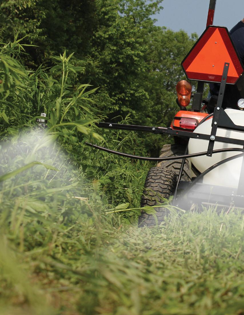 Tow Behind Sprayers The top of the line, BioLogic, tow-behind forty (40) and sixty (60) gallon sprayers are truly built to last with