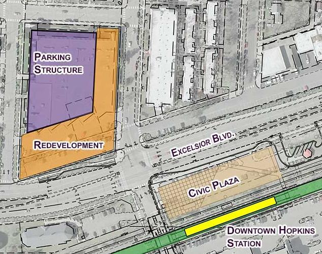 Project Description 240-space structured park-and-ride facility Property acquisition and construction costs Existing city-owned
